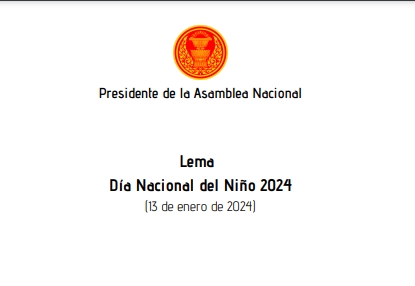 Lema de Día Nacional del Niño 2024