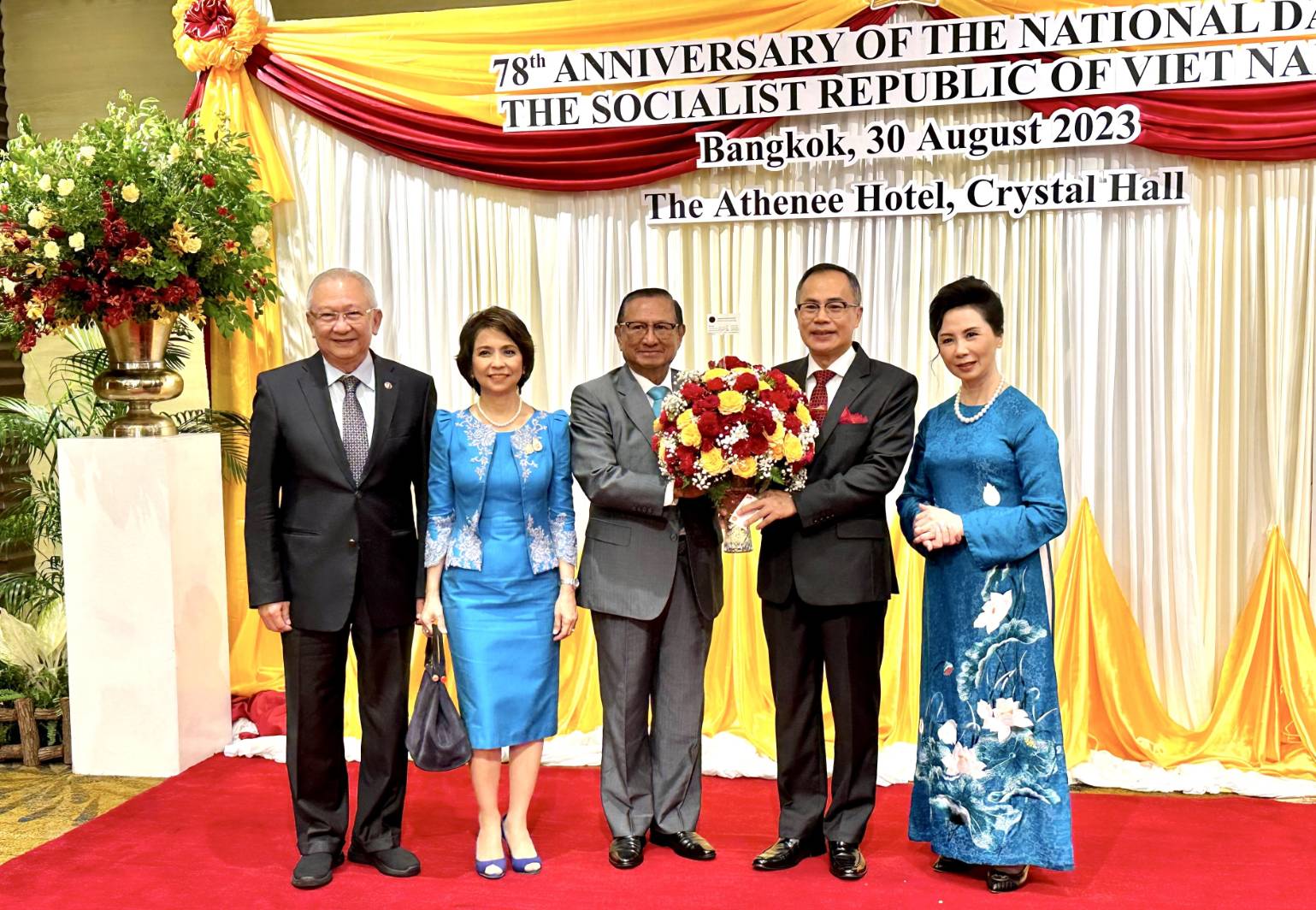 กลุ่มมิตรภาพสมาชิกรัฐสภาไทย-เวียดนาม เข้าร่วมงานเฉลิมฉลองวันชาติสาธารณรัฐสังคมนิยมเวียดนาม