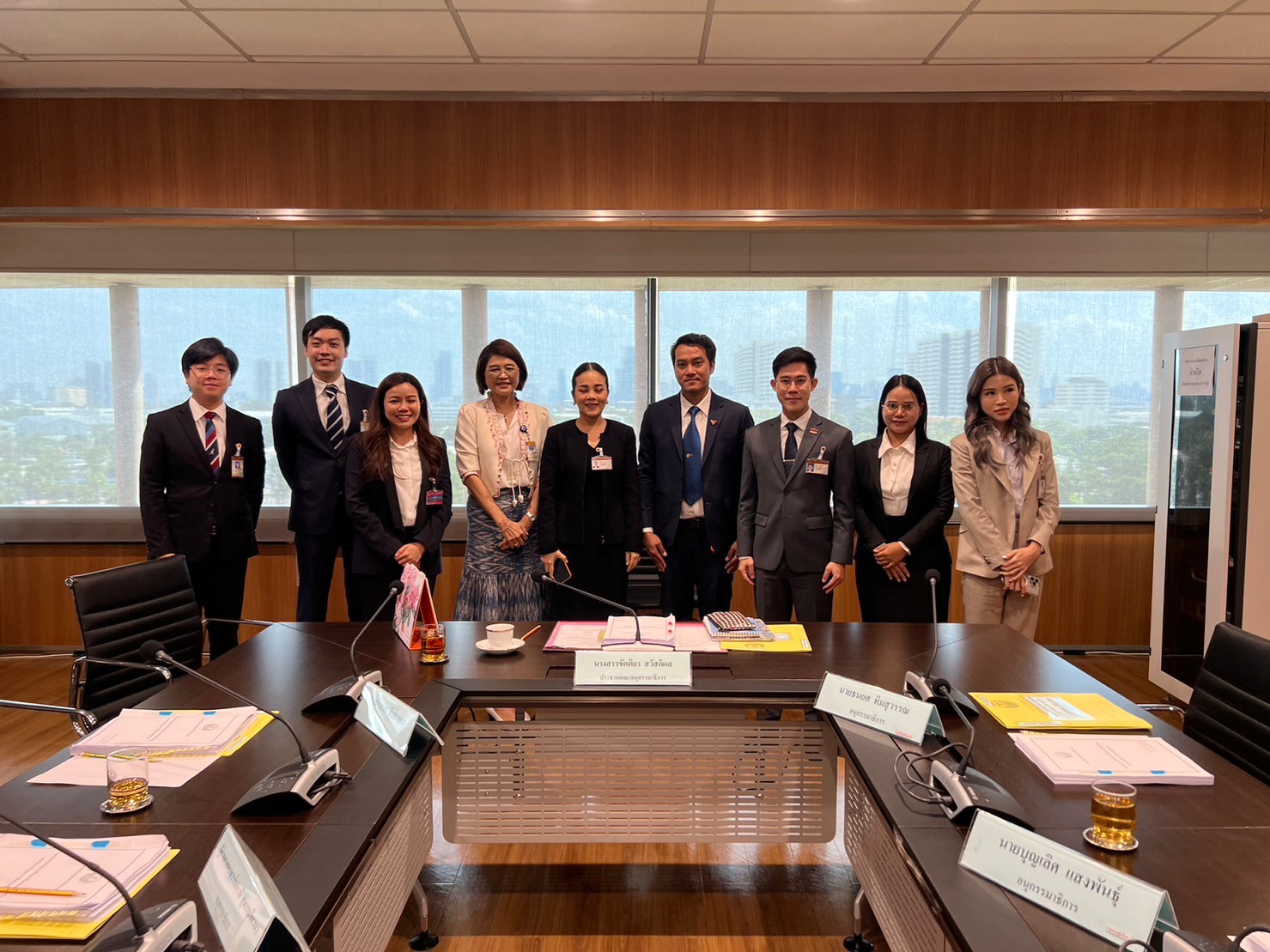 ภาพการประชุมคณะอนุกรรมาธิการศึกษากลั่่นกรองเรื่องร้องเรียนและสภาพปํญหาการคุ้มครองผู้บริโภค ครัั้งที่ 01 วันพฤหัสบดีที่ 14 ธันวาคม 2566 