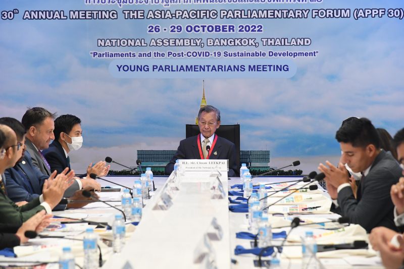 (27 Oct 2022) 10.30 Parliamentary Roundtable on  Young Parliamentarians of Asia Pacific's Engagement to Leave No One Behind  (CB 407)