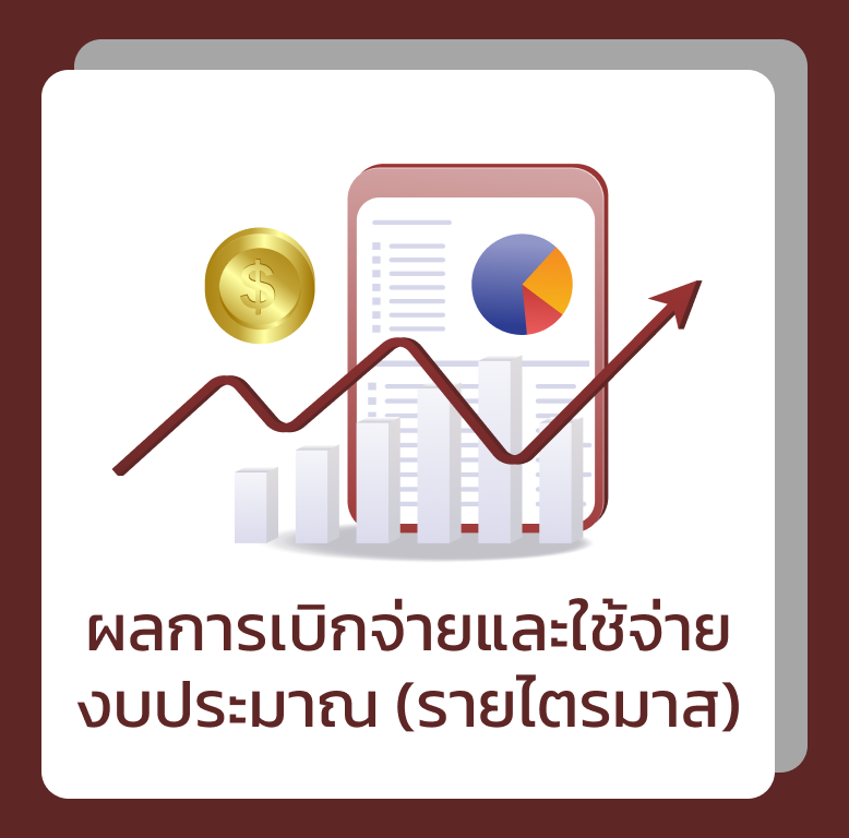 ผลการเบิกจ่ายและใช้จ่ายงบประมาณ (รายไตรมาส)